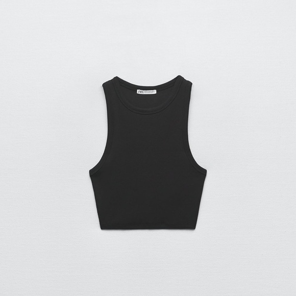 2pcs Basic rib tank top slightly cropped - Picture 4 of 8